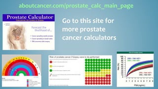 aboutcancer.com/prostate_calc_main_page
Go to this site for
more prostate
cancer calculators
 
