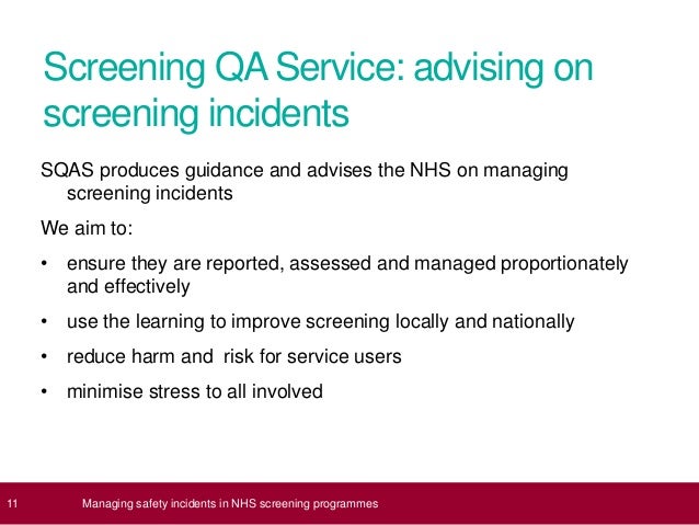 Guidelines For Managing Incidents In The Cervical Screening Programme Full Book
