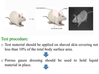 Dermal Homogenization Screening methods for skin sensitization, skin irritation and dermal ...