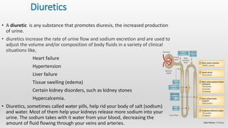 Screening models diuretics and analgesics