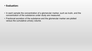 Screening models diuretics and analgesics