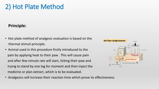 Screening models diuretics and analgesics