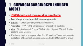 Dmba Forms.pdf Screening of anti cancer agents- by kahkesha | PPTX
