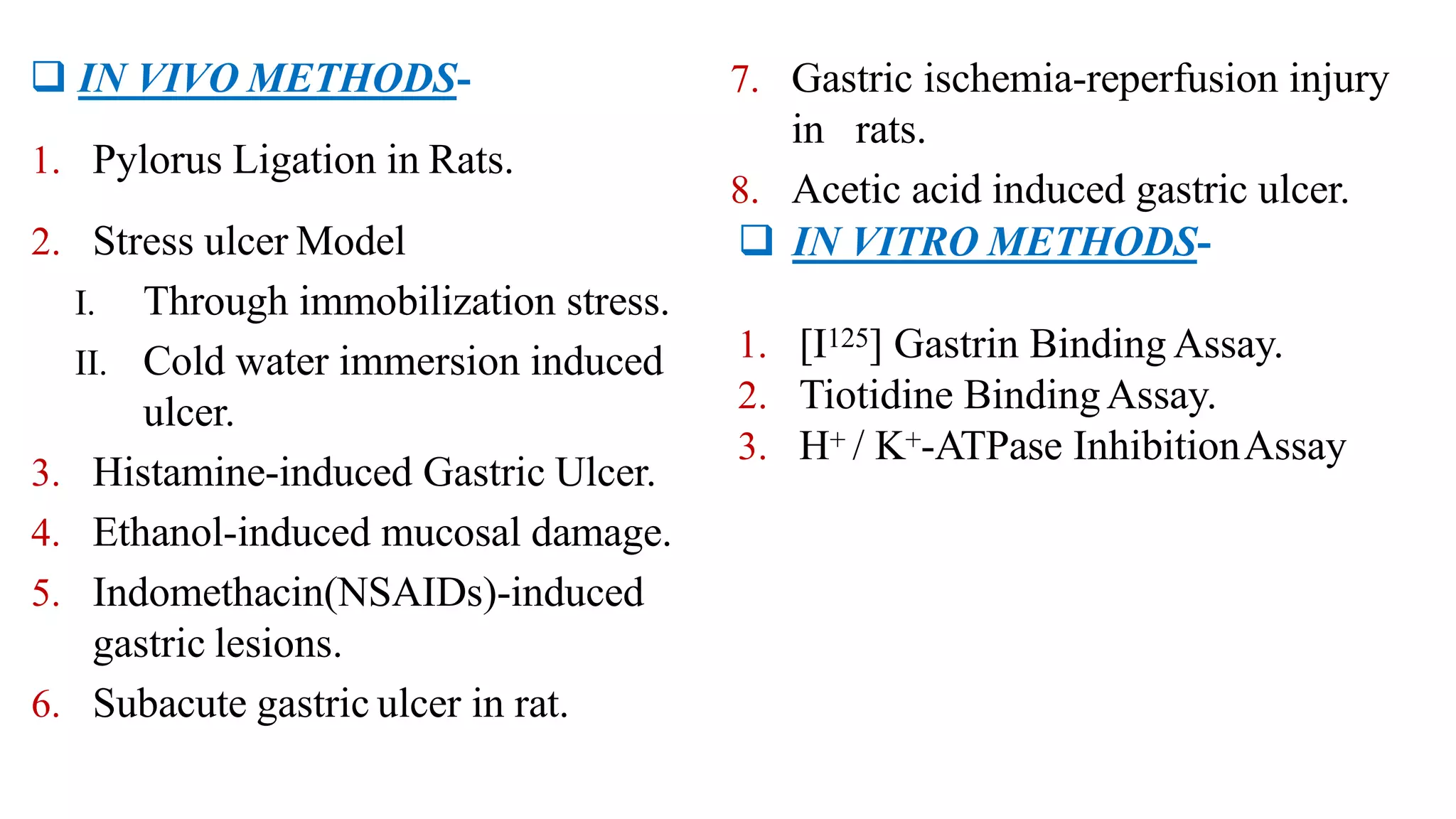 Screening of anti ulcer agents | PPTX
