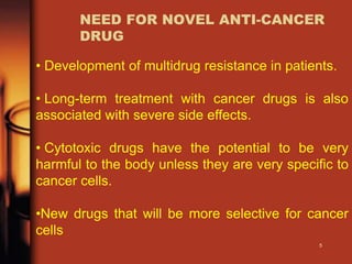 Screening of anticancer drugs | PPTX