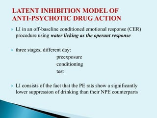 Screening of anti psychotic drugs  salim