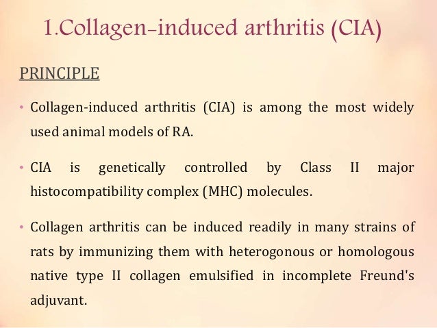 Screening Of Drugs Used In Arthritis