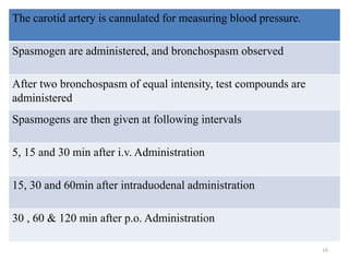 Spasmogen Example Screening of respiratory system DRUGS.pptx