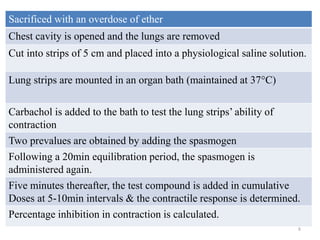 Spasmogen Example Screening of respiratory system DRUGS.pptx