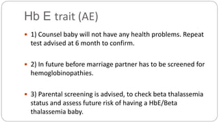 screening prenatal test counseling in Hemoglobinopathies Thalasemia.pptx