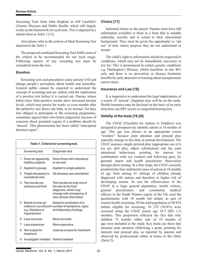Screening Tool for Developmental Disorders in Children | PDF