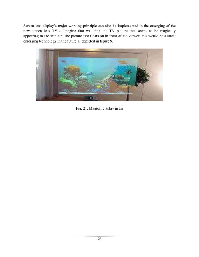 Screenless display report | DOCX