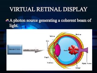 Screenless display technology ppt | PPTX