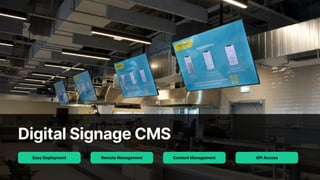 Screenmanager - Digital Signage & AI Audience Analytics Platform | PDF