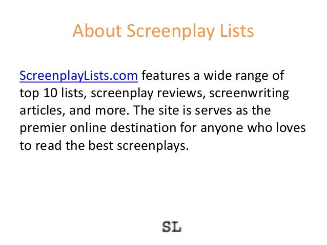 about screenplay lists