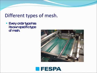 Different types of mesh. <ul><li>Every order type has its own specific type of mesh. </li></ul>