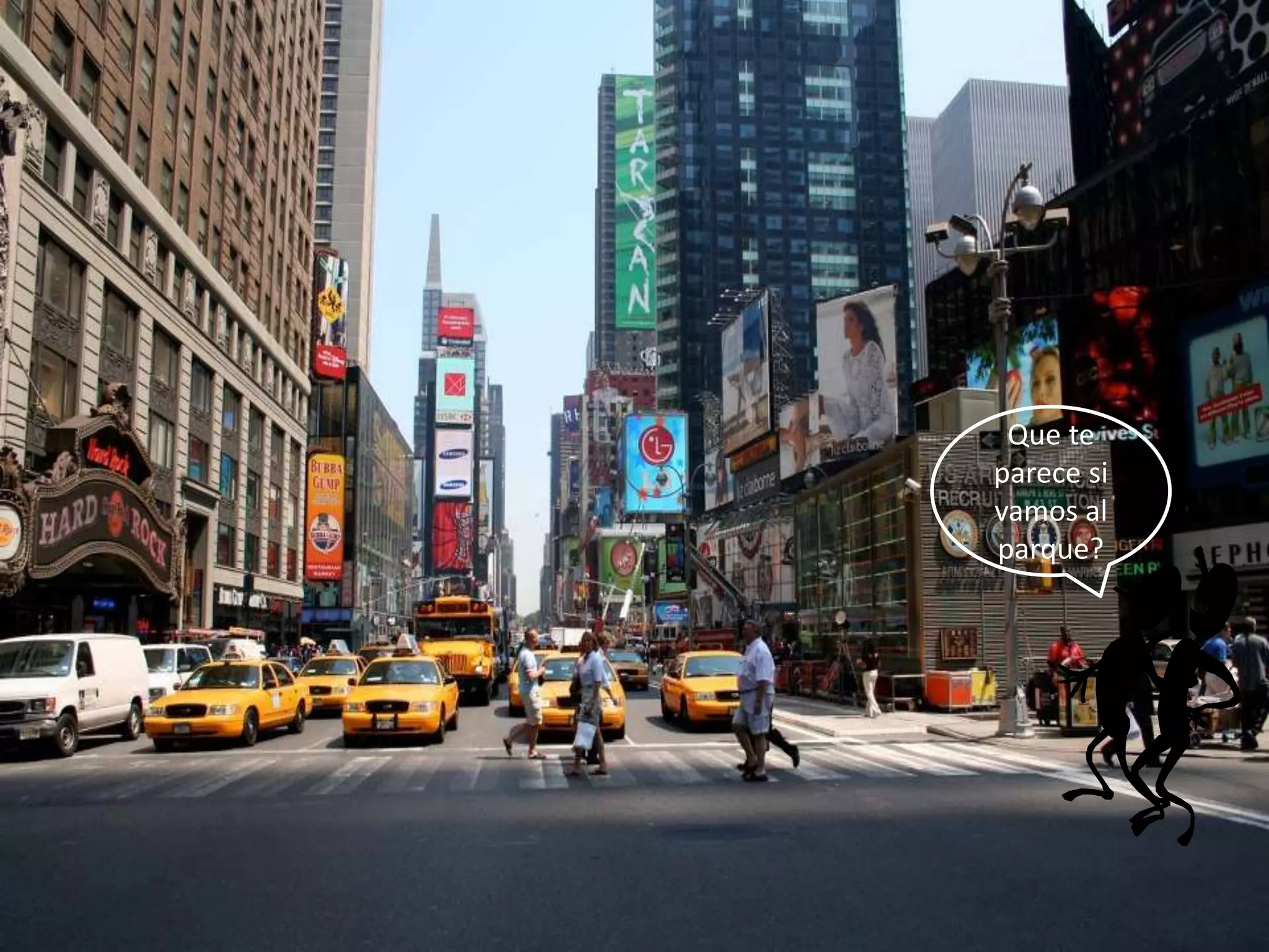 Que te
parece si
vamos al
parque?