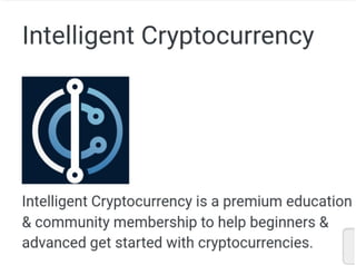 Cryptocurrency Education Package 