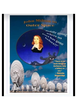 🌈🗽John Milton In Outer🚀Space of "GO MILTON GO BURN BABY BURN" - THE ARGUMENT for Terrance Lindall in collaboration with Surrealmageddon Visual Poetry 🇺🇸, Artworks by Bienvenido Bones & Terrance Lindall🇺🇸👁️💥