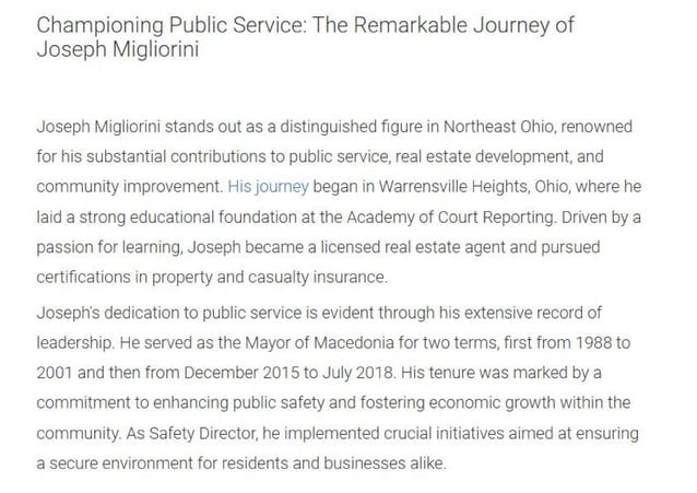 Championing Community Growth: The Impact of Joseph Migliorini Ohio | PPT