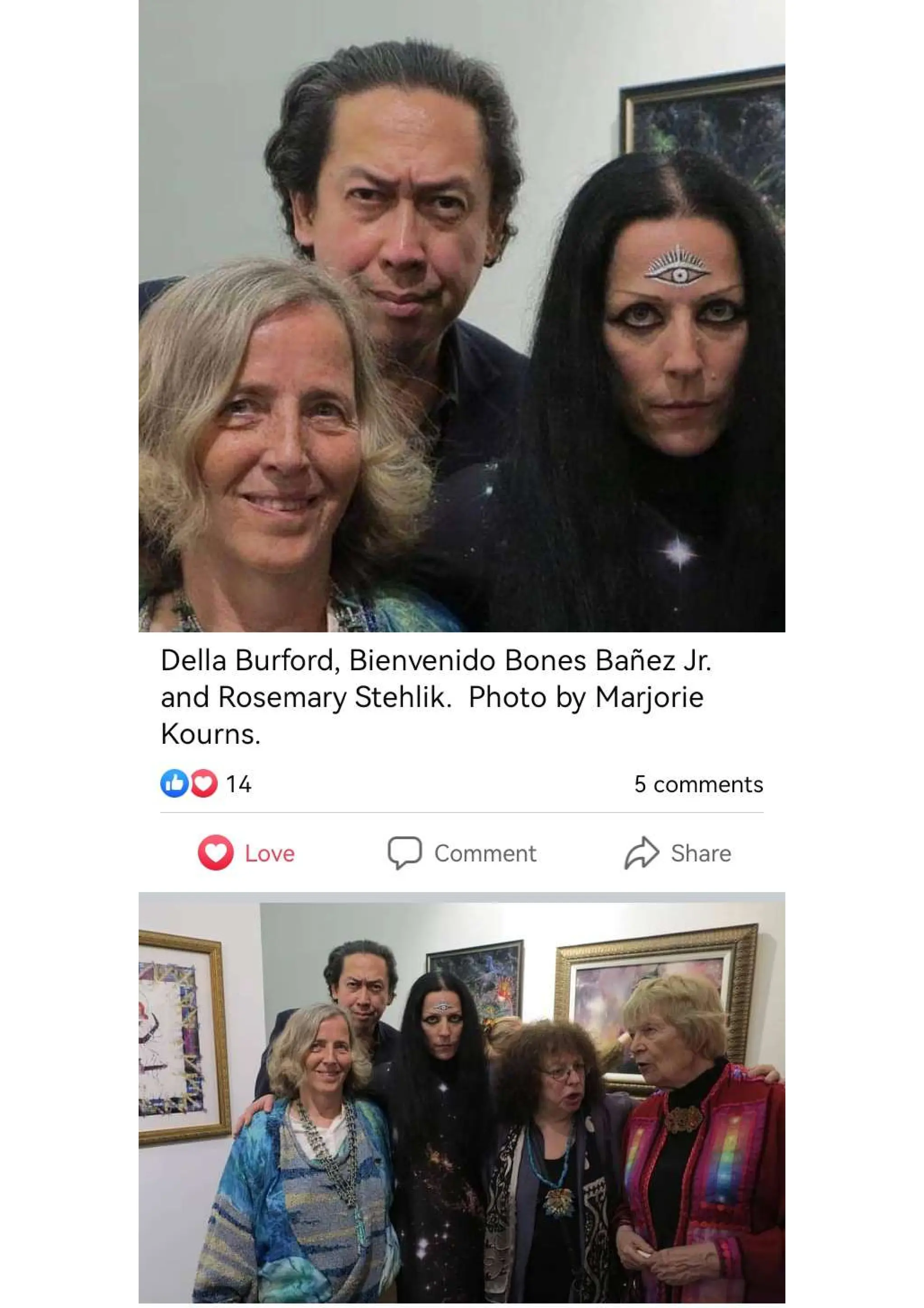 Visionaries Alchemy 2017, Olga Spiegel, Miguel Tio, France Garrido and Bienvenido Bones Bañez Jr. New York Art World Historical from Society Art of Imagination