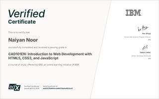 CAD101EN: Introduction to Web Development with HTML5, CSS3, and ...