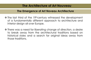 Exploring Art Nouveau: The Birth of Modern Architecture and Design | PDF