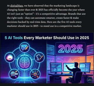5 AI Tools Every Marketer Should Use in 2025 | PDF