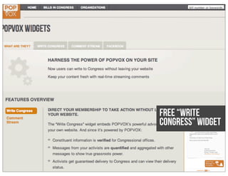 Free “Write
Congress” widget
 