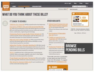 BROWSE
PENDING BILLS
 