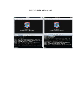 Multi-player metasploit
 