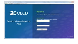 NWEA OECD Test for Schools based on PISA samples