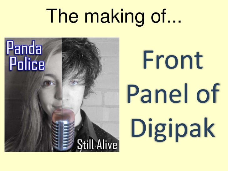 the making of front panel of cd cover making cd covers