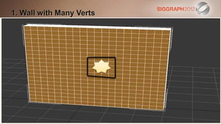 1. Wall with Many Verts
Edit this text to create a Heading

   This subtitle is 20 points
   Bullets are blue
   They have 110% line spacing, 2 points before & after
   Longer bullets in the form of a paragraph are harder to
    read if there is insufficient line spacing. This is the
    maximum recommended number of lines per slide
    (seven).
     Sub bullets look like this
 