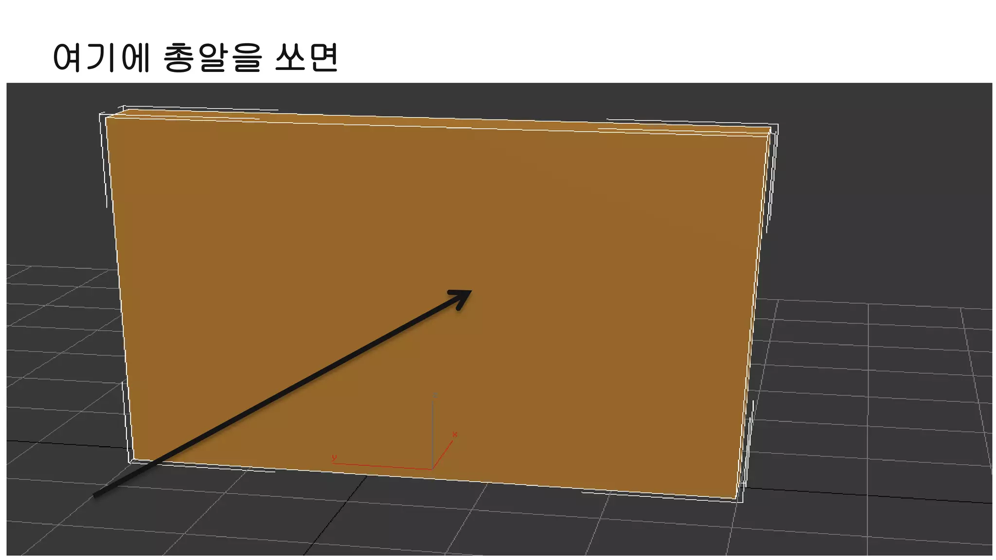 여기에 총알을 쏘면
 