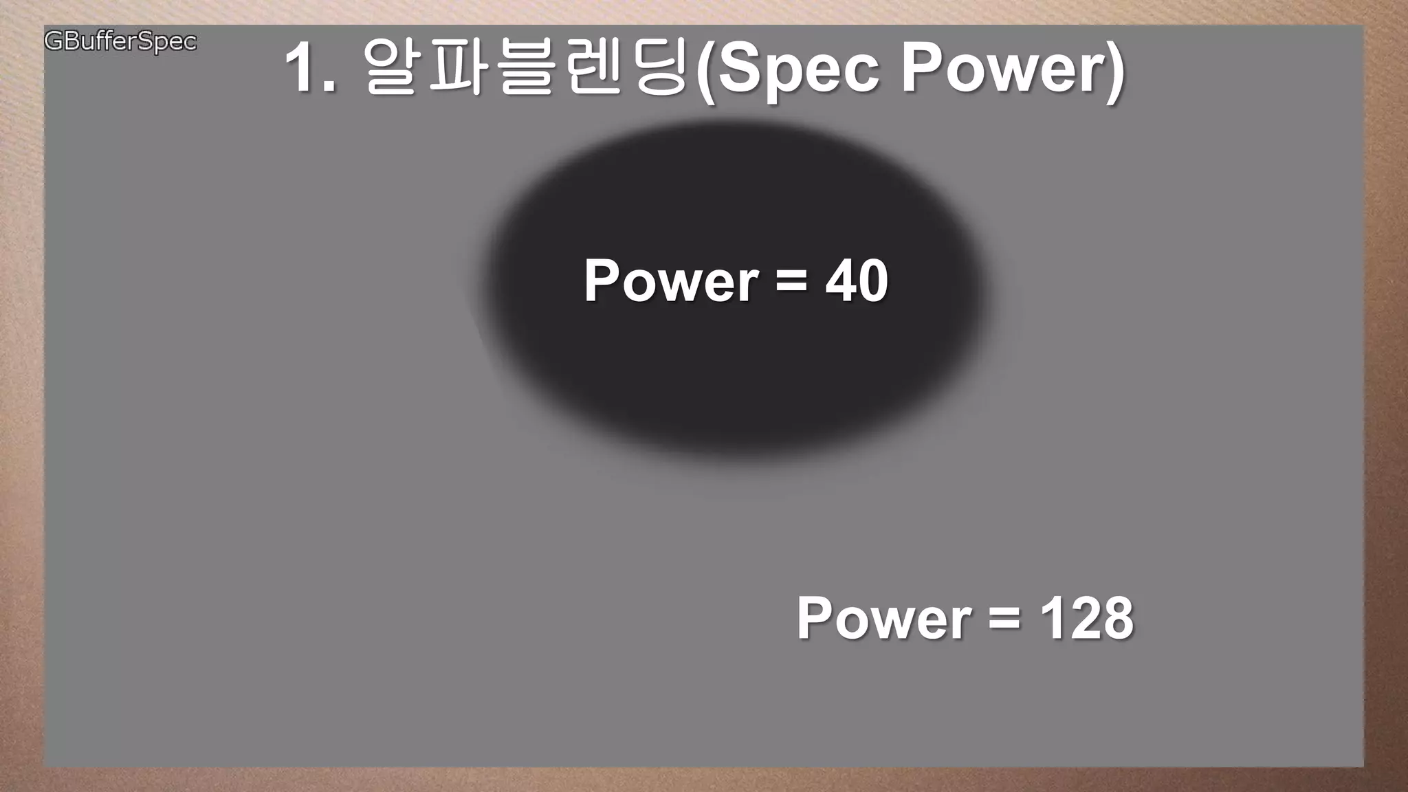 1. 알파블렌딩(Spec Power)
This slide has a 16:9 media window

            Power = 40




                   Power = 128
 