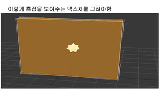 이렇게 흠집을 보여주는 텍스처를 그려야함
 