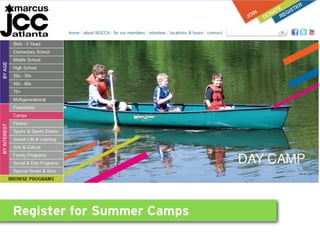 Register for Summer Camps
 