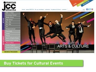 Buy Tickets for Cultural Events
 