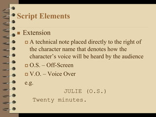 Screen writing | PPTX