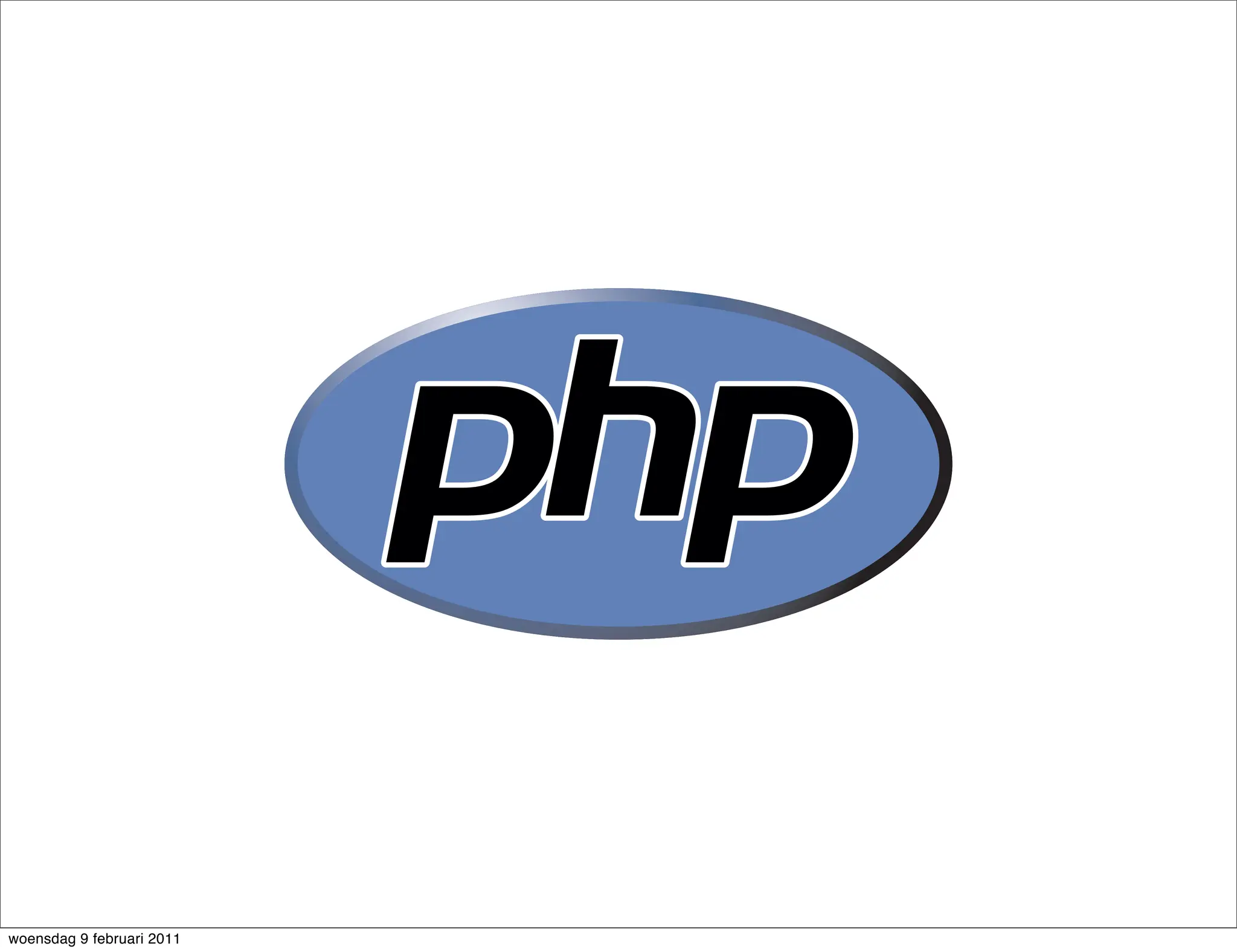 woensdag 9 februari 2011
 