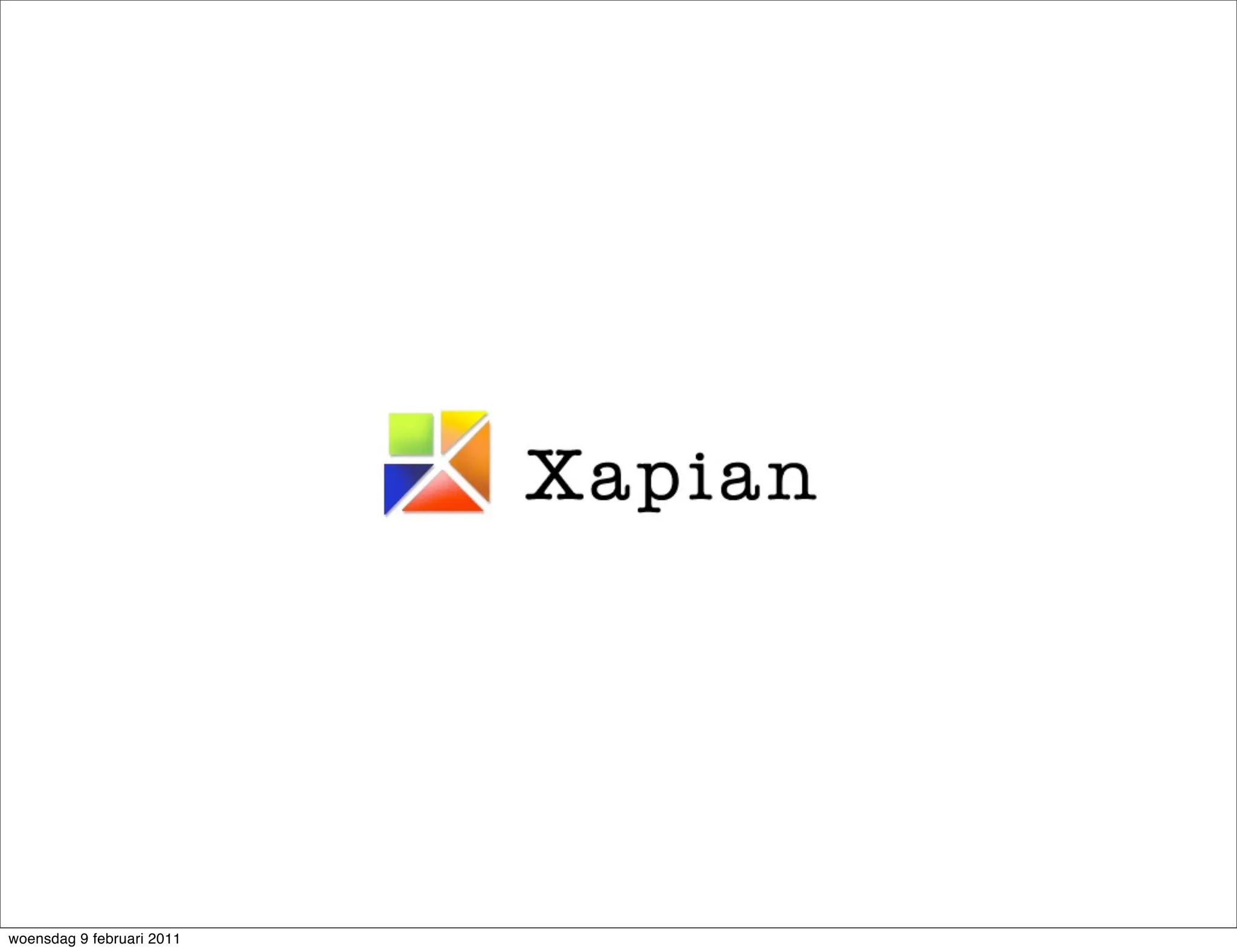 woensdag 9 februari 2011
 