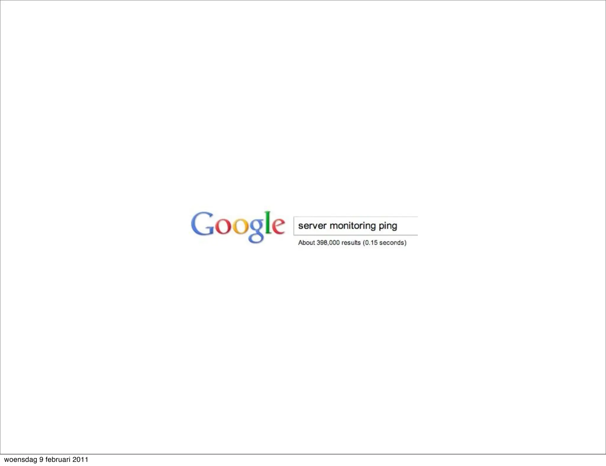 woensdag 9 februari 2011
 