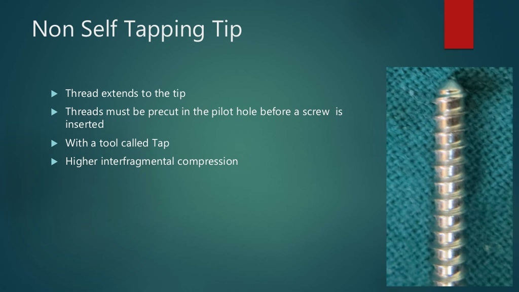 Basics of Screws in Orthopedics
