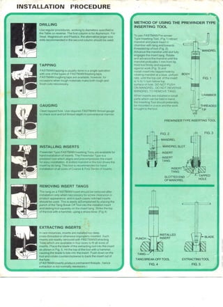 Screw thread inserts & tooling | PDF