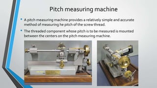 Screw thread measurement | PPTX
