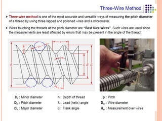 Thread Measurement Template Screw Thread Measurement -Matrix.pptx