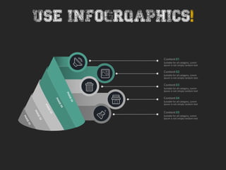 Use infogrqaphics!
Suitable for all category, Lorem
Ipsum is not simply random text.
Suitable for all category, Lorem
Ipsum is not simply random text.
Suitable for all category, Lorem
Ipsum is not simply random text.
Suitable for all category, Lorem
Ipsum is not simply random text.
Suitable for all category, Lorem
Ipsum is not simply random text.
 