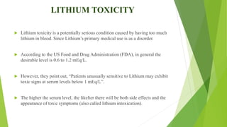 lithium toxicity