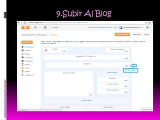 9.Subir Al Blog
 